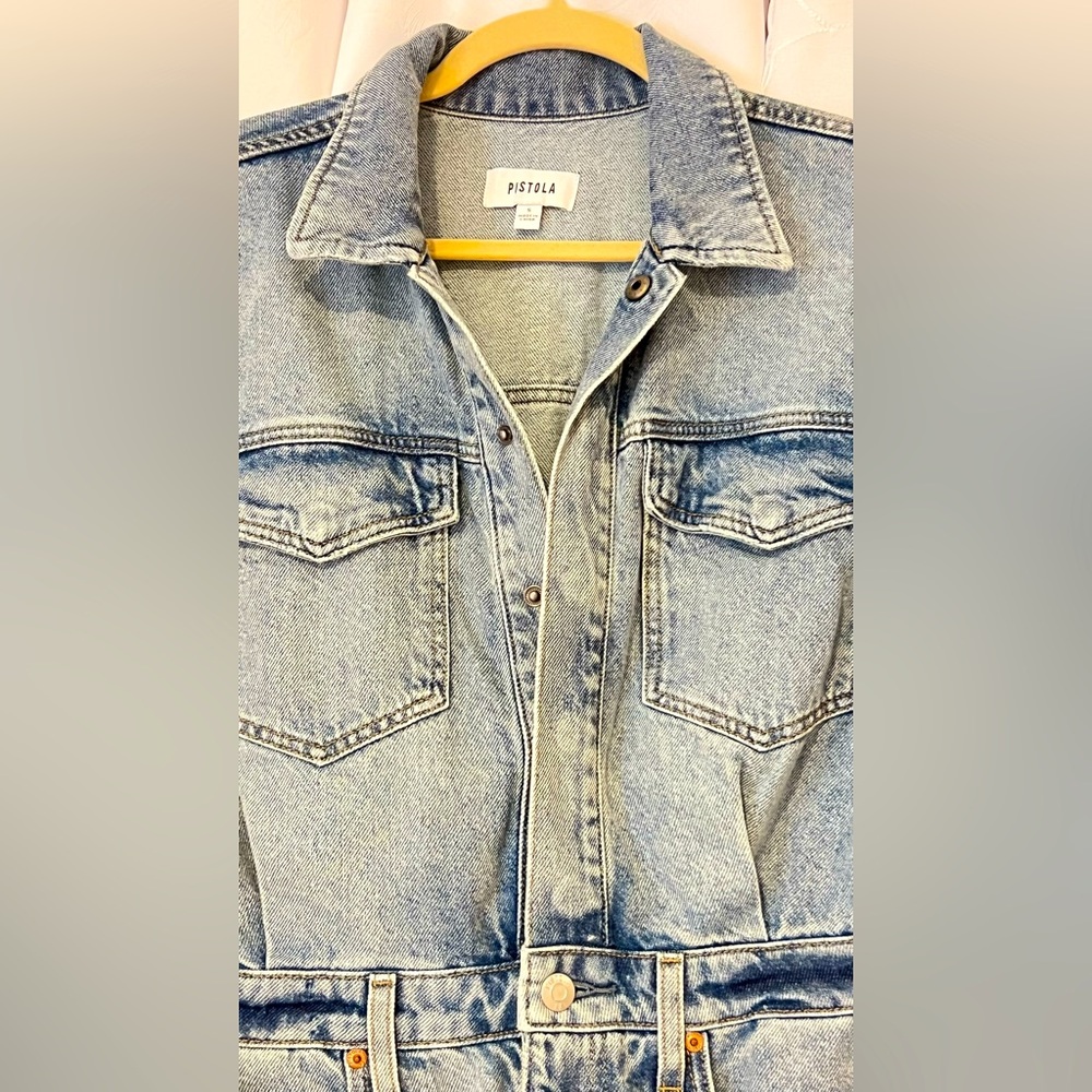 Pistola AMIRA Denim Jacket NWOT 🩵 - Picture 9 of 17